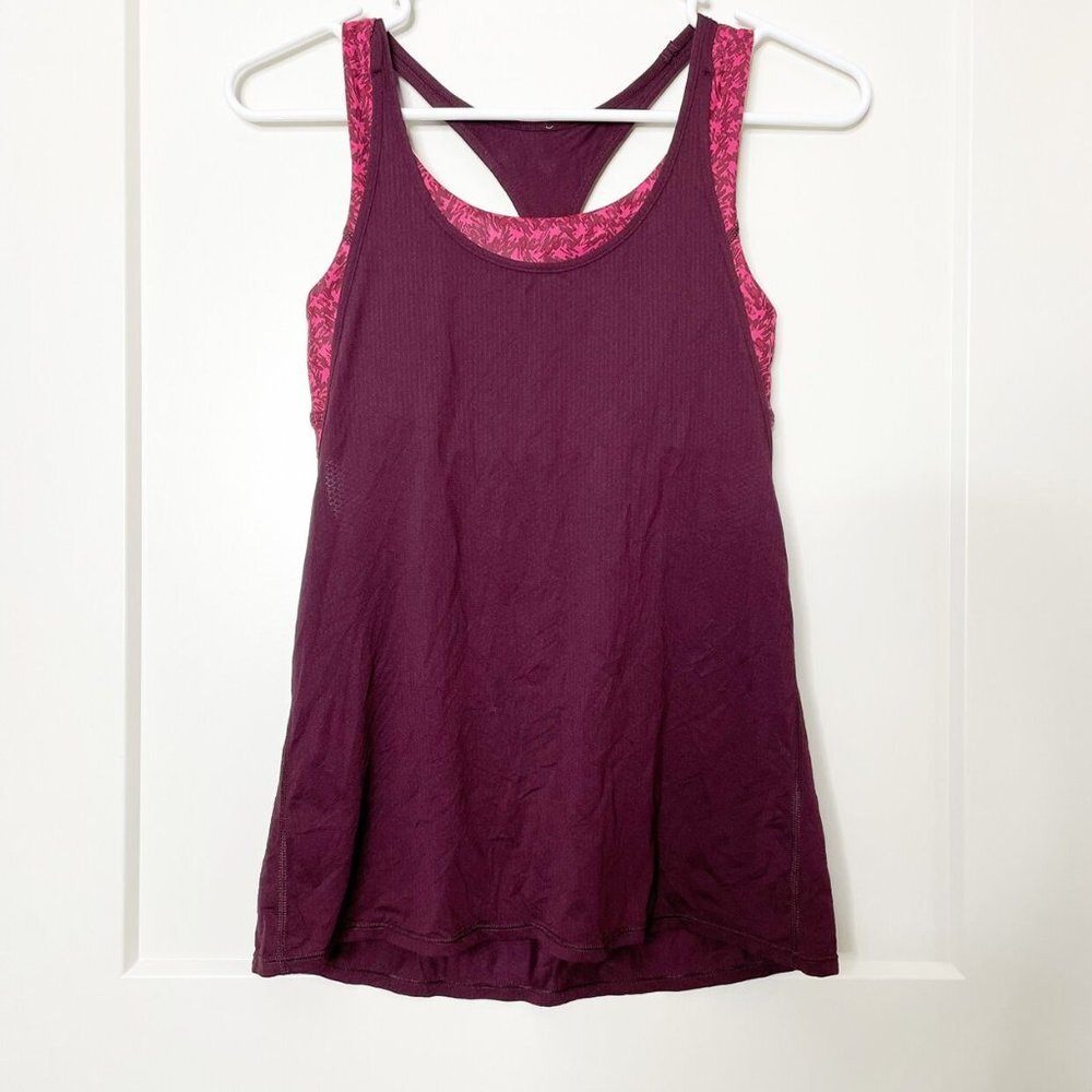 Women’s / Teen’s Lululemon All Sport Support Tank Bordeaux Size 6